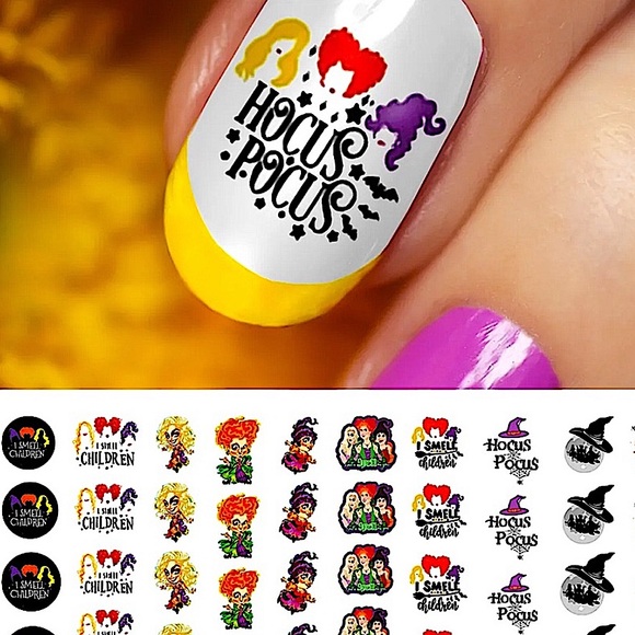 Other - Hocus Pocus 💌BO/GO$6 Nail Decals Halloween